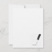 Roze Baby shower Uitnodiging (Achterkant)