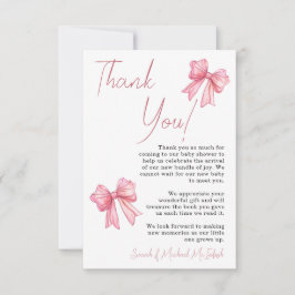 Roze Baby shower Uitnodiging