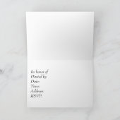 Roze Baby shower uitnodiging, meisje (Binnen)