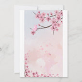 Roze Baby shower Uitnodiging voor Meisjes - Schatt (Achterkant)