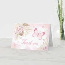 Roze Baby shower van Butterfly