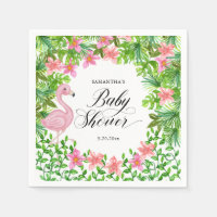 Roze Baby shower van de Tropische Bloemen van het 