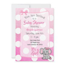 Roze Baby shower van Elephant Girl