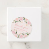 Roze Baby shower van Floral Bedankjes Labels (In situ)