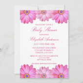 Roze Baby shower van Floral Kaart (Voorkant)
