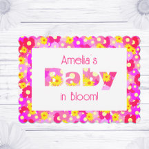 Roze Baby shower van Floral
