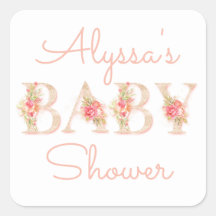 Roze Baby shower van Floral