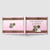 Roze Baby shower van het Cowgirl Gastenboek (Volledig)