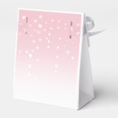 Roze Baby shower van het hart Bedankdoosjes (Achterkant)