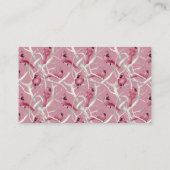 Roze Baby shower van kardinaal Raffle Informatiekaartje (Achterkant)