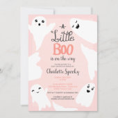 Roze baby shower van kleine boegspoken uit Hallowe Kaart (Voorkant)