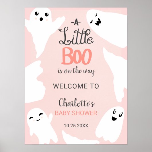 Roze baby shower van kleine boegspoken uit Hallowe Poster (Voorkant)