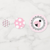Roze Baby shower van Ladybug Girl Confetti (Voorkanten)