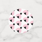 Roze Baby shower van Ladybug Girl Confetti (Kleine voorkant)