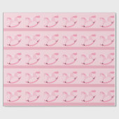 Roze baby shower voor het wikkelen van paardenpaar cadeaupapier (Vlak)