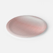 Roze Baby shower voor metaalweddenschappen Papieren Bordje (Gekanteld)