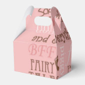 Roze Baby shower voor suikerindustrie en specerijm Bedankdoosjes (Achterkant)