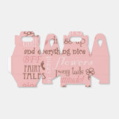 Roze Baby shower voor suikerindustrie en specerijm Bedankdoosjes (Uitgevouwen)