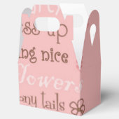 Roze Baby shower voor suikerindustrie en specerijm Bedankdoosjes (Geopend)