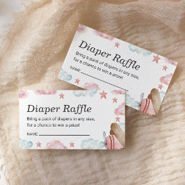 Roze Baby shower voor vliegtuigklep Informatiekaartje