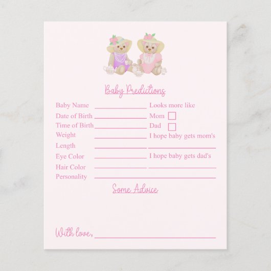 Roze Baby showers en adviezen van de Tea Party (Voorkant)