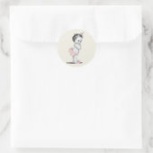 Roze Baby showers Stickers (Tas)