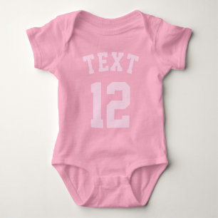 Roze Baby   Sport Jersey Design Romper