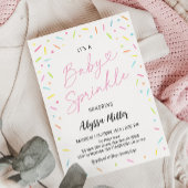 Roze Baby Sprinkle Kaart