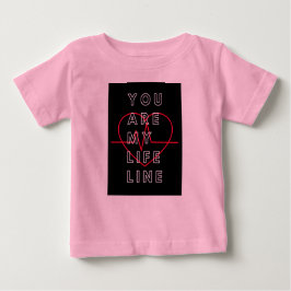 Roze baby t shirt
