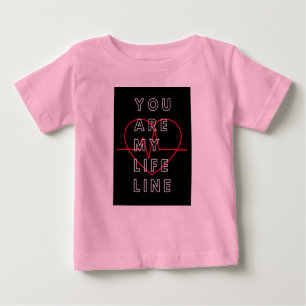 Roze baby t shirt