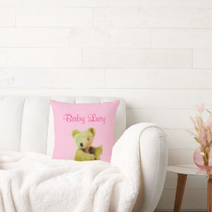 Roze Baby Teddy Bear Sierkussen