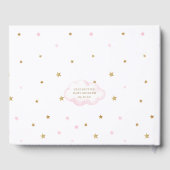 Roze Baby van ons Dreams Baby shower Gastenboek (Achterkant)