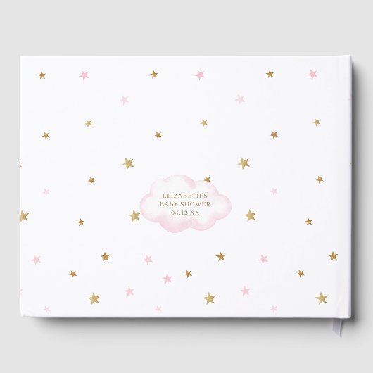 Roze Baby van ons Dreams Baby shower Gastenboek (Achterkant)
