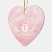 Roze Baby Verlies Ornament (Links)