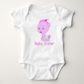 Roze Baby zuster Pony Romper (Voorkant)