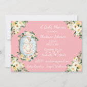  roze babybaby-schoeisel kaart (Voorkant)