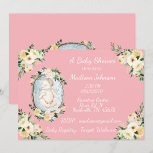  roze babybaby-schoeisel kaart