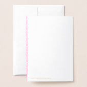  roze babykeuken Baby shower Dank je wel Folie Kaarten (Met envelop)