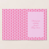  roze babykeuken Baby shower Dank je wel Folie Kaarten (Binnen)