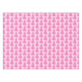 roze babykleerkat tafelkleed (Voorkant (Horizontaal))