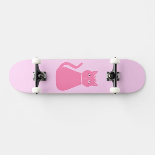 roze babykleertje persoonlijk skateboard (Horizontaal)