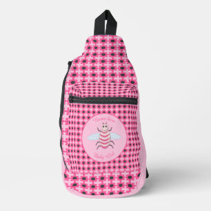  roze babymeisje Aangepast Sling Bag