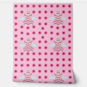  roze babymeisje behang (Afrollen)