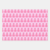  roze babymeisje Kat aangepast Baby shower Inpakpapier Vel (Voorkant 3)
