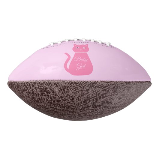roze babymeisje Kat Aangepast geslacht onthaal American Football (Gedraaid 270)