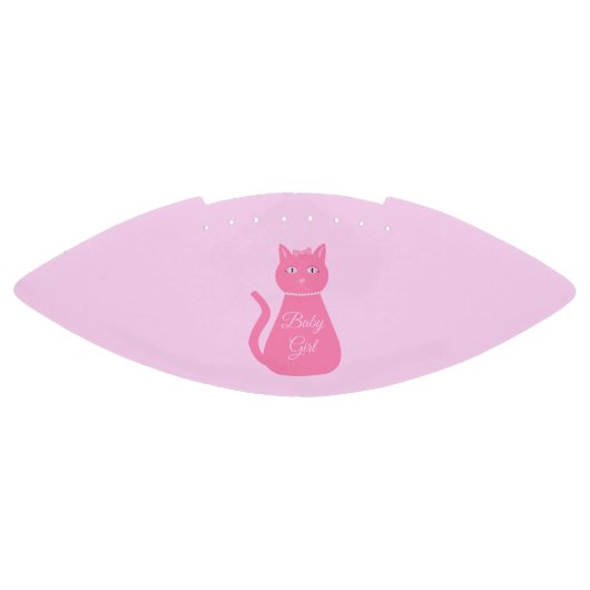  roze babymeisje Kat Aangepast geslacht onthaal American Football (Paneel)
