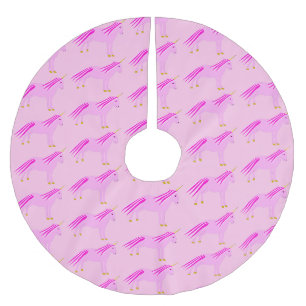 roze babymeisje unicorn eerste kerstmis kerstboom rok