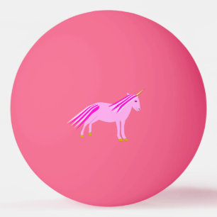 roze babymeisje Unicorn Pingpongbal