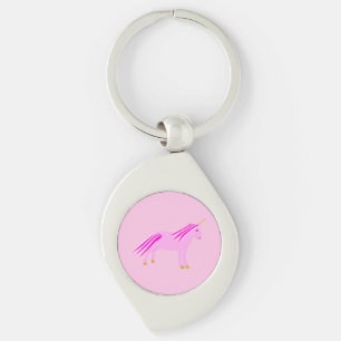 roze babymeisje Unicorn Sleutelhanger