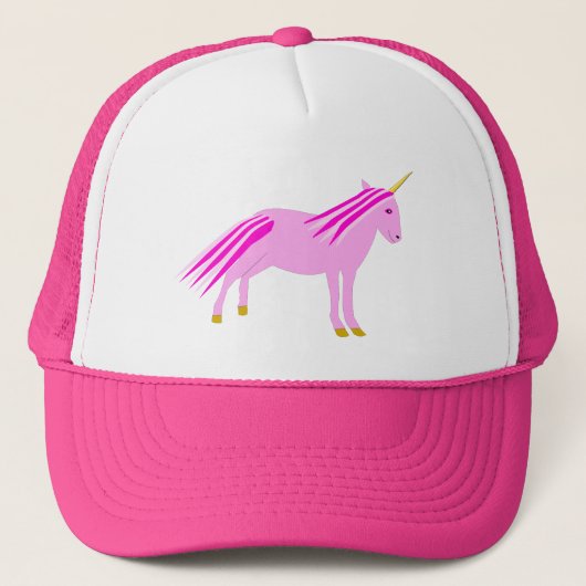  roze babymeisje Unicorn Trucker Pet (Voorkant)
